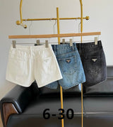 Denim shorts